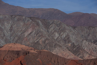 Scenic view of mountain range