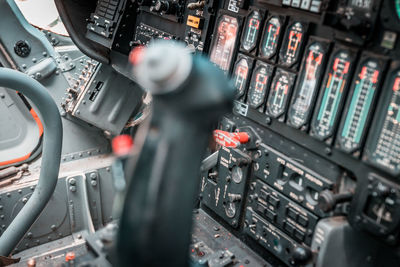 Close-up of airplane