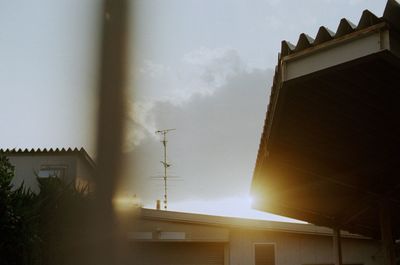 Low angle view of building against sky