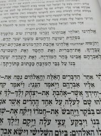 Close-up of text on book