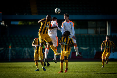 Man playing football