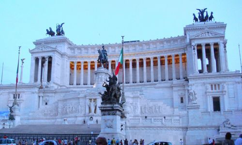 Low angle view of statue