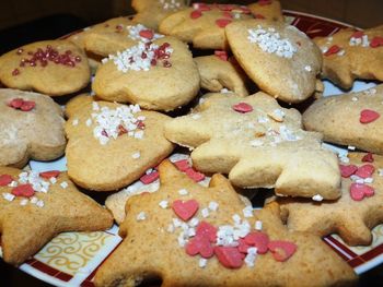 Close-up of cookies