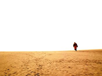 Woman standing on landscape