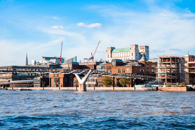 Millennium bridge and st. paul's cathedral in london