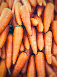 Full frame shot of vegetables for sale at market