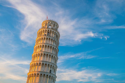 Low angle view of historical building against sky