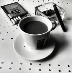 Close-up of coffee cup