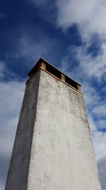 Low angle view of cloudy sky