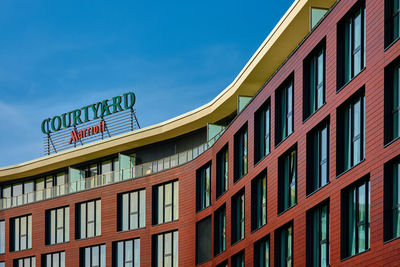 Low angle view of building against sky