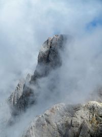 Scenic view of mountain against sky