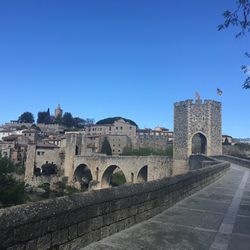 Historic building against blue sky