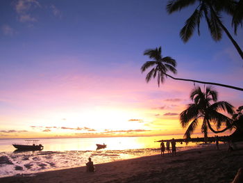 Sunset over sea