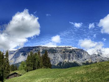 Panoramic view of landscape against sky