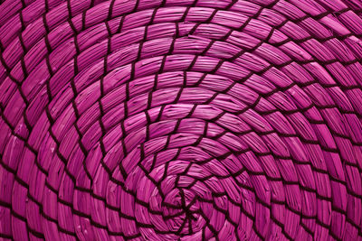 Full frame shot of purple wicker