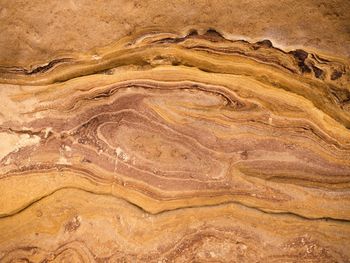 Aerial view of desert