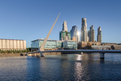 View of city at waterfront