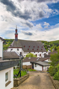 View of jesuit church in bad munstereifel, germany