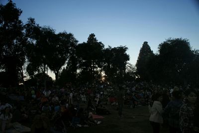 People in park