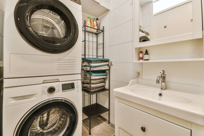 Interior of bathroom