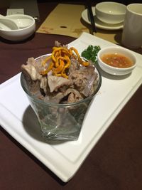 Close-up of food