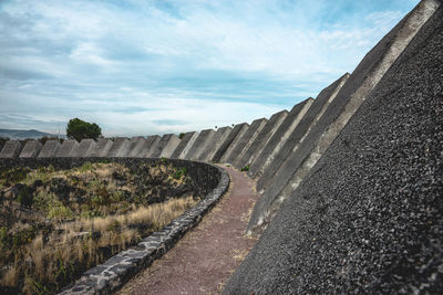 Road passing through landscape