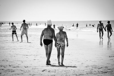 People on beach