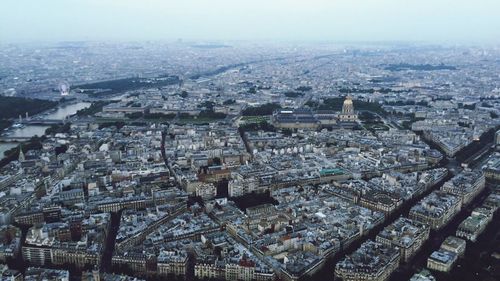 Aerial view of city