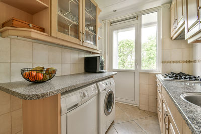 Interior of bathroom