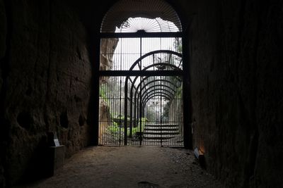 Entrance of abandoned building