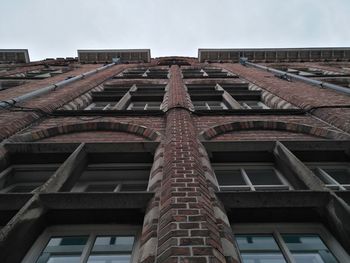 Low angle view of building against sky