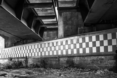 Below view of old bridge