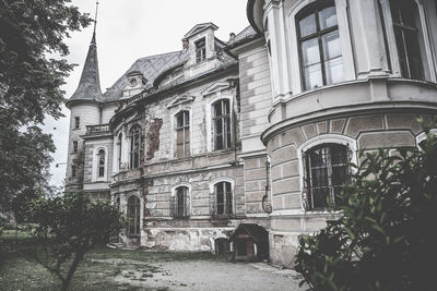 Low angle view of old building