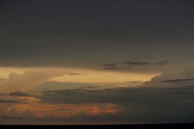 Scenic view of sky during sunset