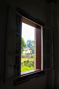 Open window