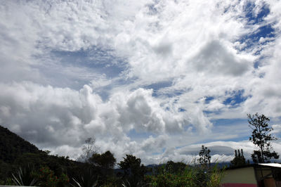 Scenic view of cloudy sky