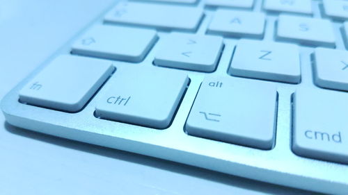 Close-up of computer keyboard