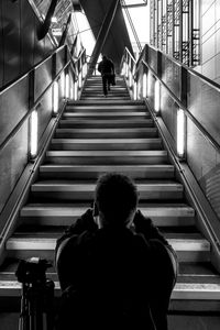 Low angle view of staircase