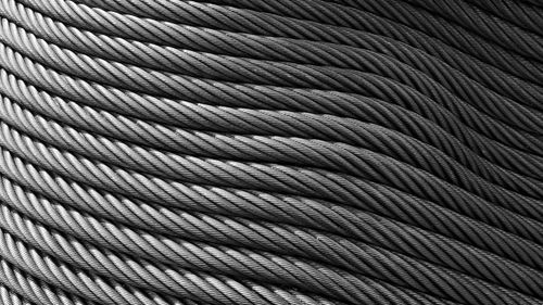 Full frame shot of steel cable