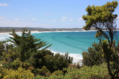 Scenic view of calm sea