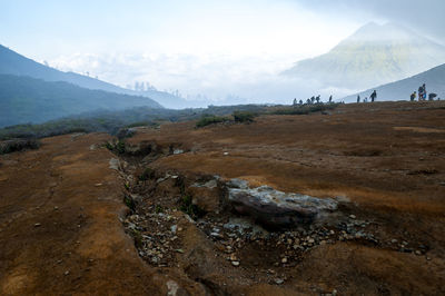 Scenic view of landscape against sky