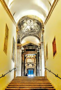 Low angle view of staircase