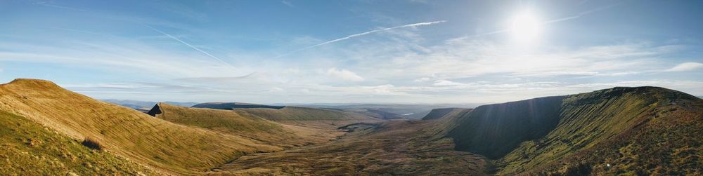 Panoramic view of landscape against sky