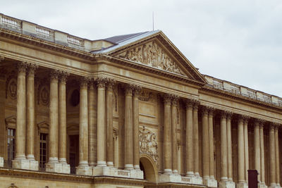 Low angle view of historical building