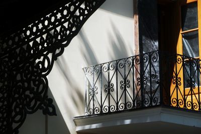 Low angle view of spiral staircase