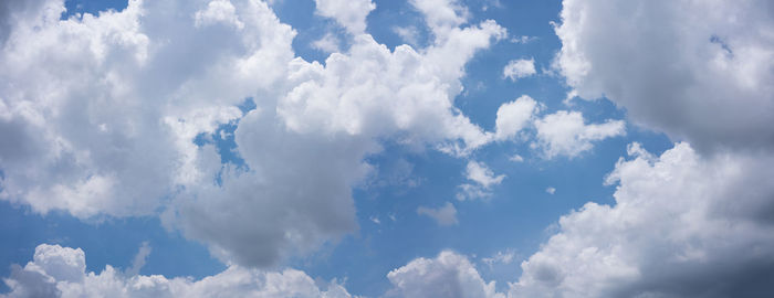 Low angle view of clouds in sky