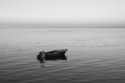 Boats in sea