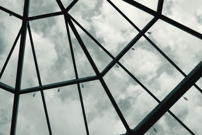 Low angle view of cloudy sky