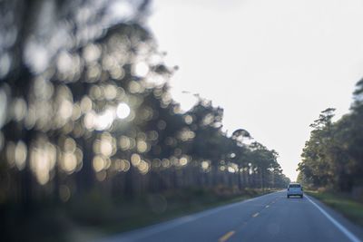 View of road
