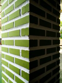 Close-up of brick wall